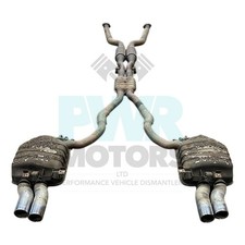 BMW E63 E64 M6 Exhaust System Centre X Pipe and Backbox Twin 7836547