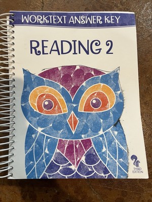 BJU Press Reading 2 Student Worktext ANSWER KEY (3rd Edition)