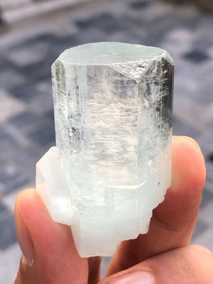 53.15 Gram Naturally Terminated Aquamarine Crystal, from Nagar Valley - Skardu.