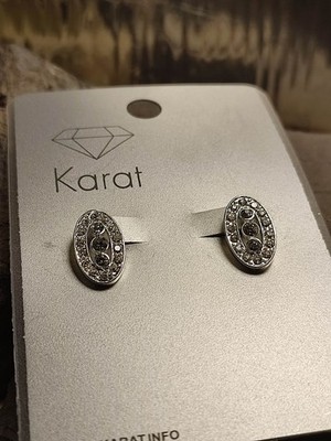 Damen Ohrringe sehr elegant in Silber Zeitlos modern mit funkelnden Zirkonias