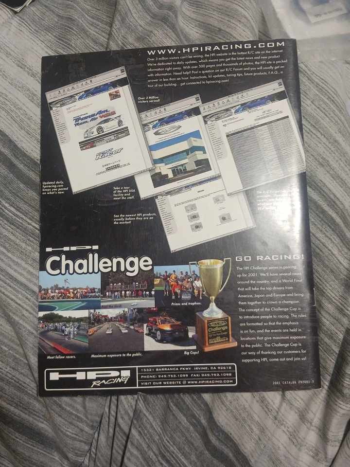 2001 HPI RC Cars Parts Accessories Catalog - Image 3 of 3