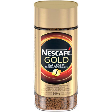 Nescafe Gold Dark Roast Instant, Ground Coffee, 100g/3.5oz