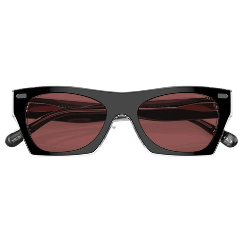 Womens Coach Sunglasses Hc8389u Black Clear/ Violet Sunnies - Picture 3 of 6