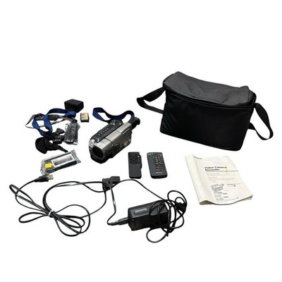 Sony Handycam CCD-TRV52 8mm Analog Camcorder w/ Bag + Cable NO BATTERY UNTESTED