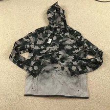 Greyson Golf Jacket Mens Medium Pac Lite Newago Floral Camo Print Sand New