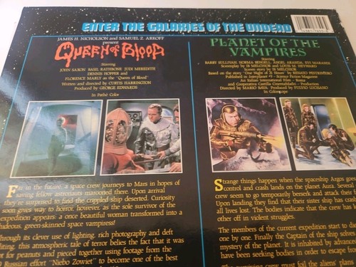 Laserdisc Rare Horror Lot-Queen of Blood/Planet of the Vampire,The Haunted Place - Picture 11 of 11
