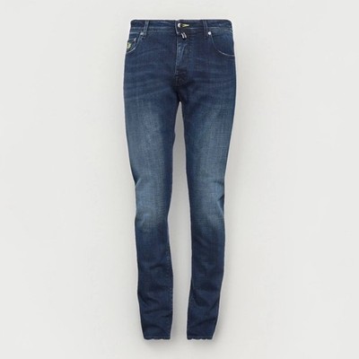 Vilebrequin Stonewashed Jeans Blau Slim Fit Denim Größe 33 Made in Italy