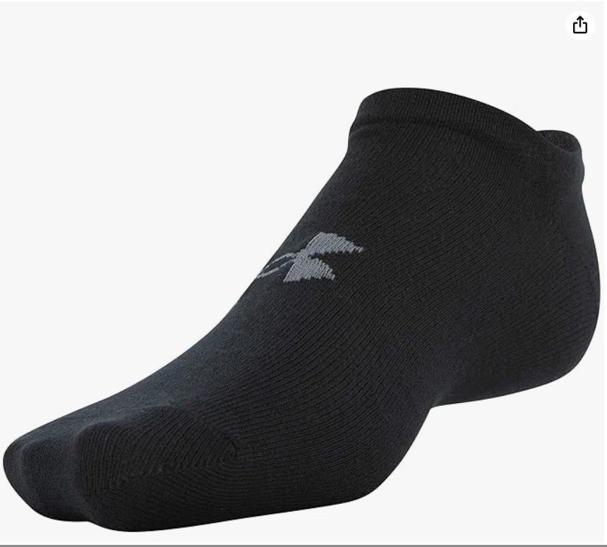 Calcetines Under Armour Essential Lite No Show para hombre, 6 pares Foto 3 de 4