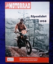 Das Motorrad 14/1958 Stoye Beiwagen, NSU Supermax,  Zündapp Werbung