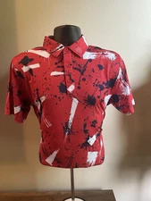 Gear Up Sport Red,White & Blue Men’s Polo Shirt-Size XLarge NWOT RP $54.99