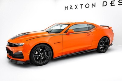 Street+ Seitenschweller Leisten V.2 passend für Chevrolet Camaro SS Mk6 FL schwa