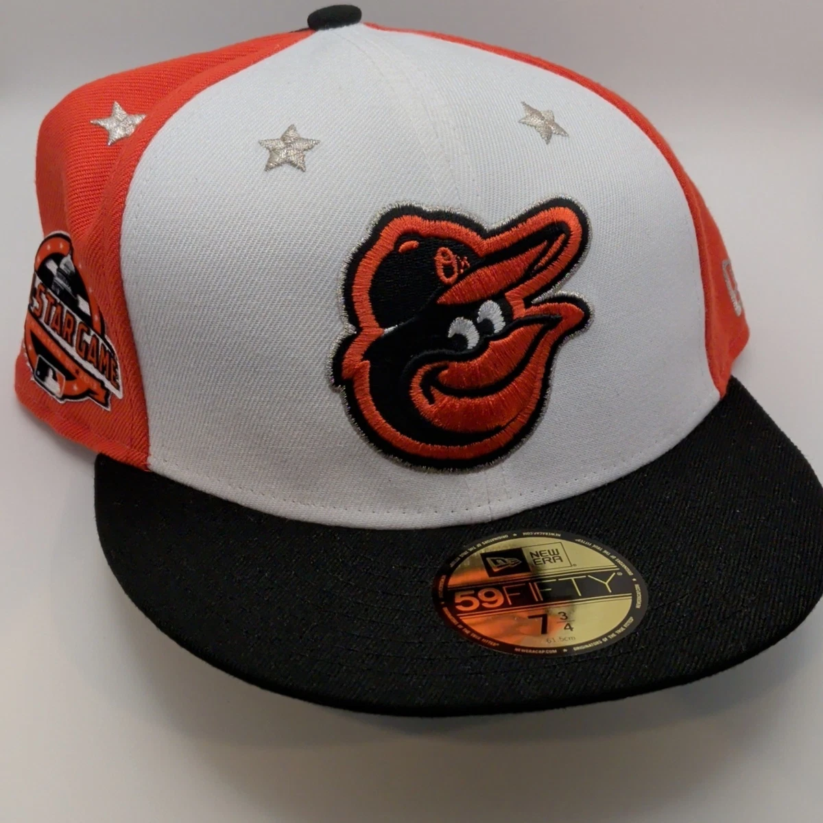 Casquette chapeau ajustée vintage Baltimore Orioles Diamond New Era