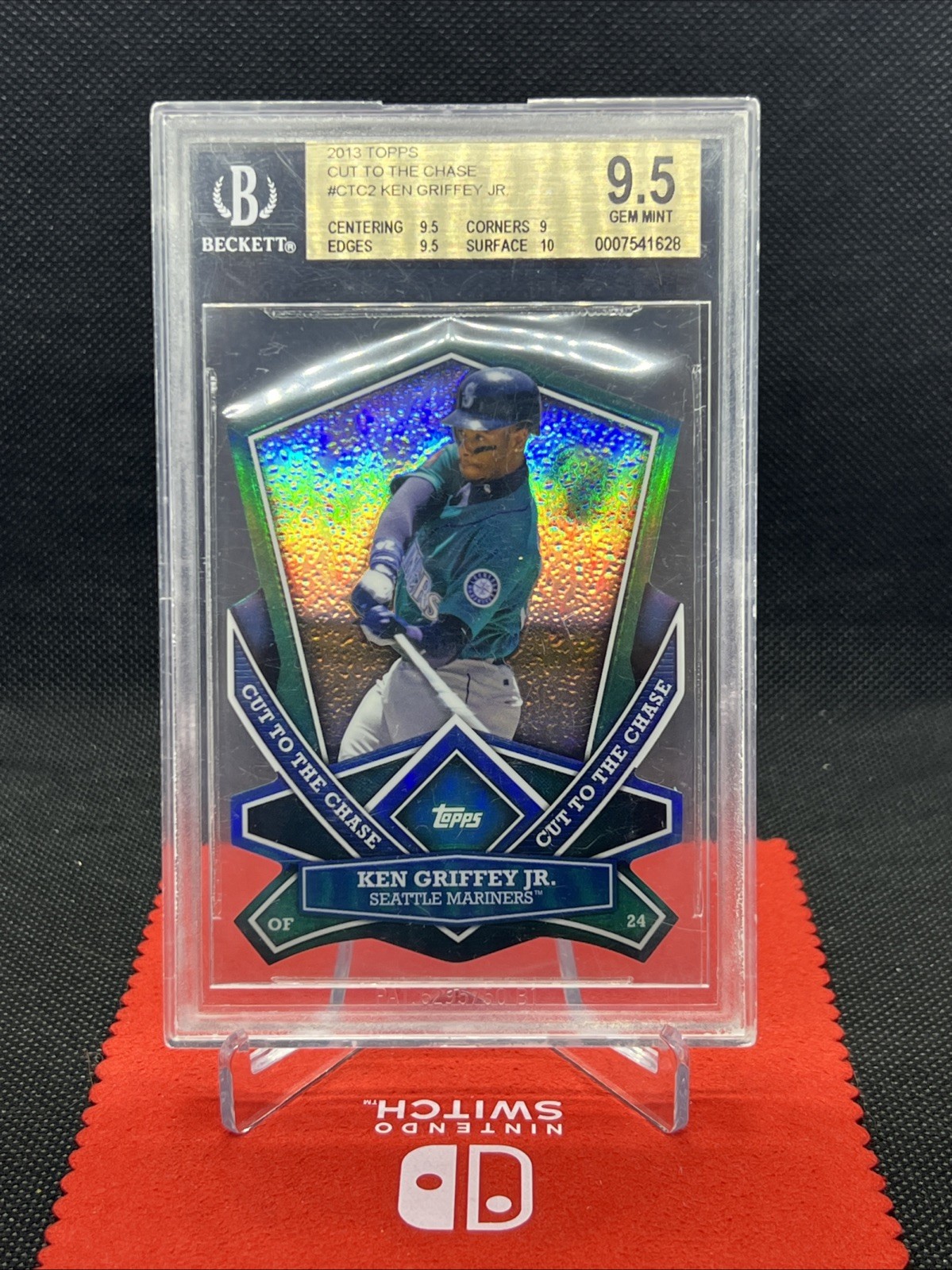 Ken Griffey Jr. #CTC-2 Baseball Cards 2013 Topps Cut to the Chase trading card — raw and PSA graded price guide
