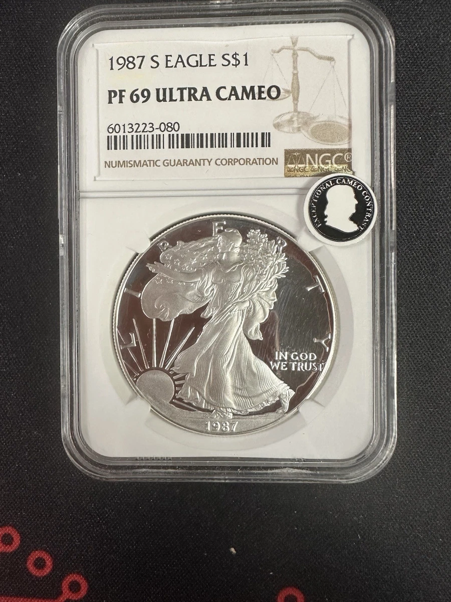 American Eagle PR 69 Graded 1987 Silver Bullion Coins for sale | eBay
