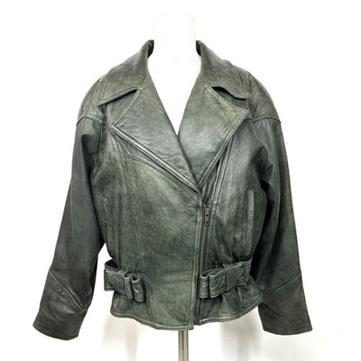Wilson's Leather Punk Biker Jacket Thinsulate Liner Women's Size Medium
