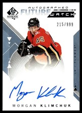 2018-19 SP Authentic Future Watch Auto Morgan Klimchuk RC Auto 215/999 #162