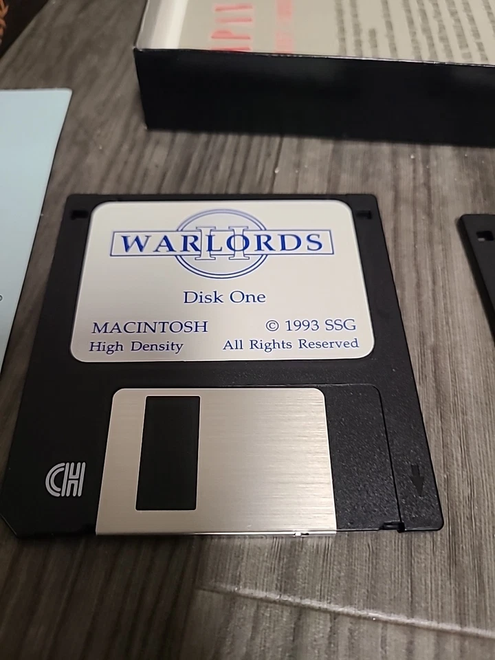 WARLORDS 2 II (SSG 1993) Vintage 3.5 Inch Floppy IBM PC Big Box Game - Image 4 of 4
