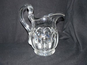 Loop/ O'Hara Water pitcher non-flint manufacture unknown EAPG 1870's