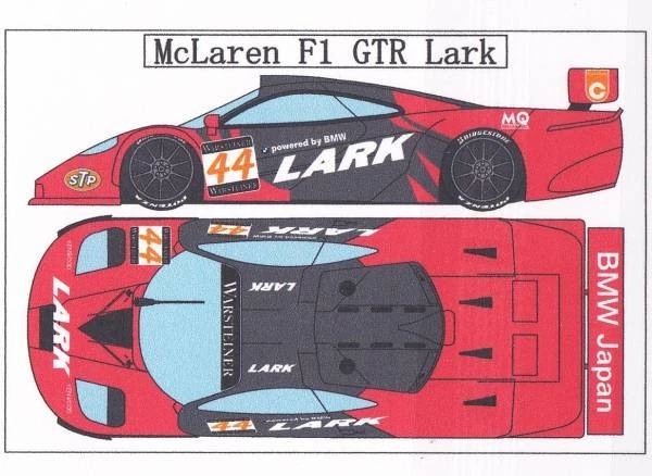 McLaren F1-GTR 1/43 Suzuka 1000 km diecast modelo raro Foto 2 de 3