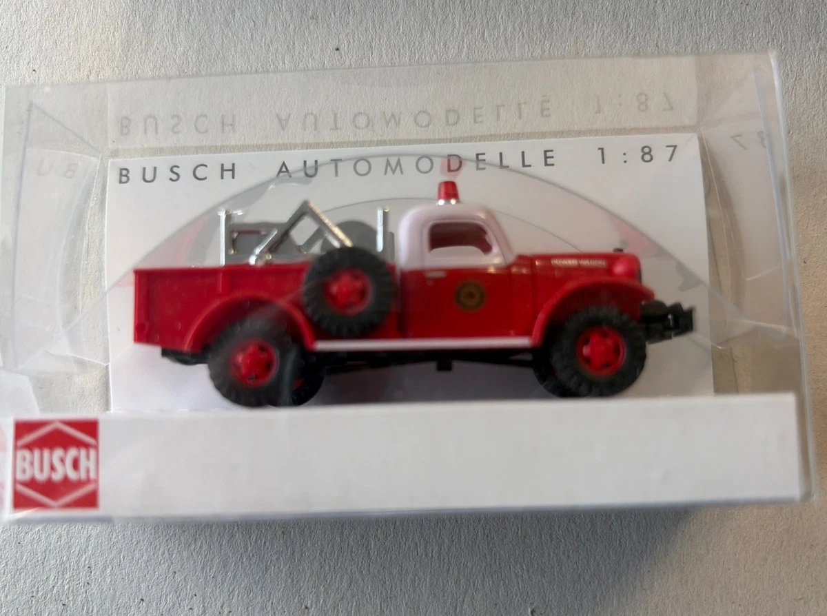 BUSCH ブッシュ 1/87スケール（HO） SMART Feuerwehr BUSCH ブッシュ 1/87スケール（HO） SMART Feuerwehr 【公式通販】