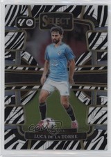 2023-24 Panini Select Liga Terrace Zebra Prizm 16/25 Luca de la Torre #51 12zw