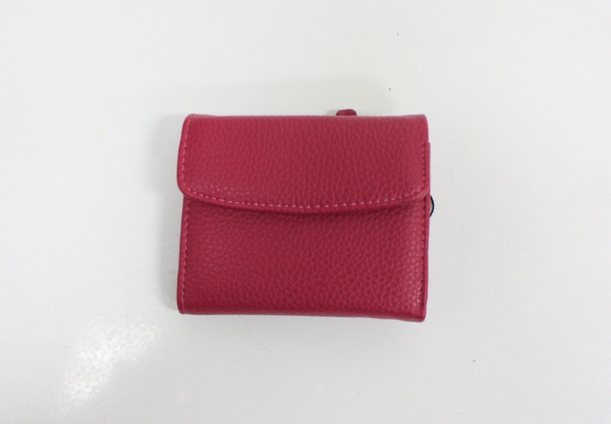 Julia Buxton Mini Trifold Women's Wallet Raspberry 415P10 | eBay