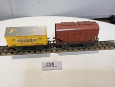 WRENN "Closed Grain Van", and "Jas COLMAN Ltd.". 2 pieces. 3 Rail. Ref.(C99)