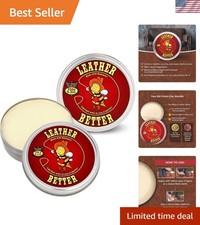 Natural Leather Conditioner - 10.4 oz, Repairs Protects Your Leather