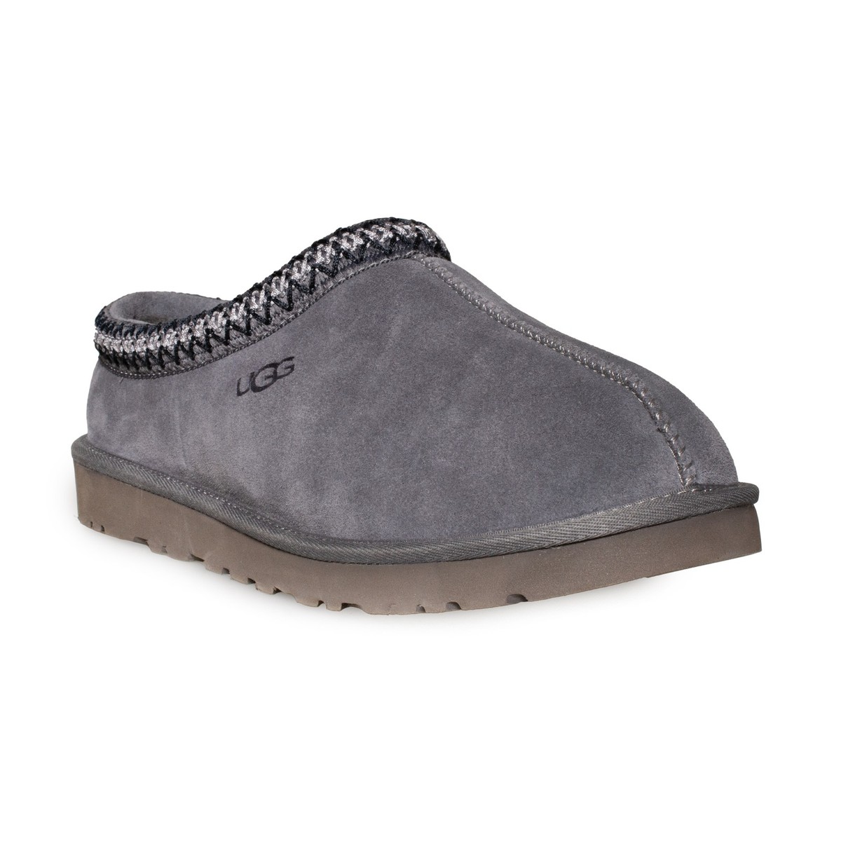 UGG TASMAN DARK GREY SUEDE SHEEPSKIN BRAID CLASSIC MEN display picture 3