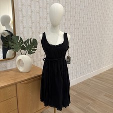 Converse One Star for Target Ebony Black Sleeveless Tie-Waist Dress Size 6