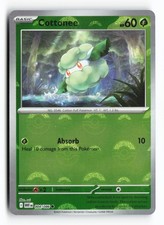 Cottonee Poke Ball 004/086 SV: White Flare Holo Common Pokemon TCG Card NM