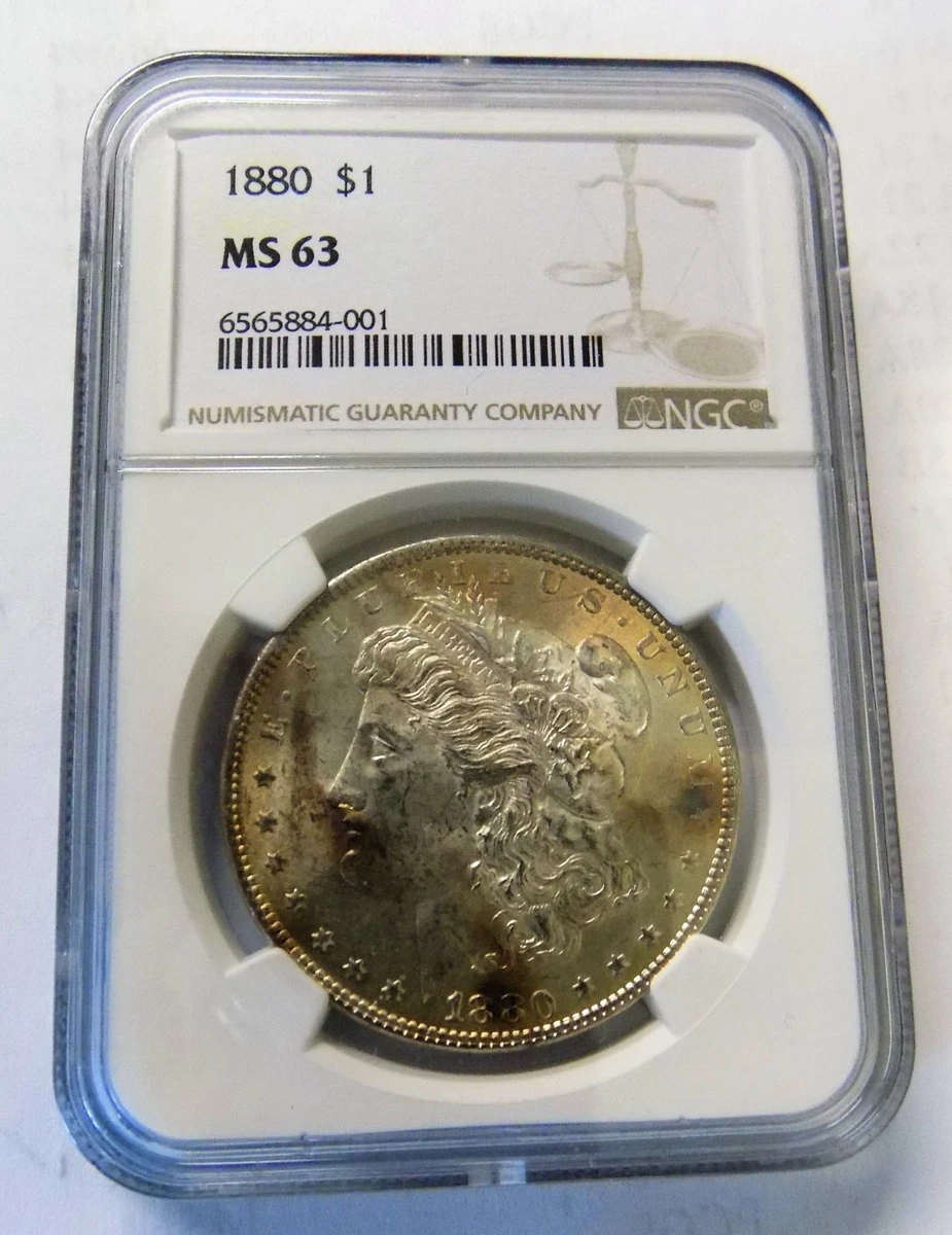 MS 63 Graded 1880 Year Morgan US Dollars (1878-1921) for sale | eBay