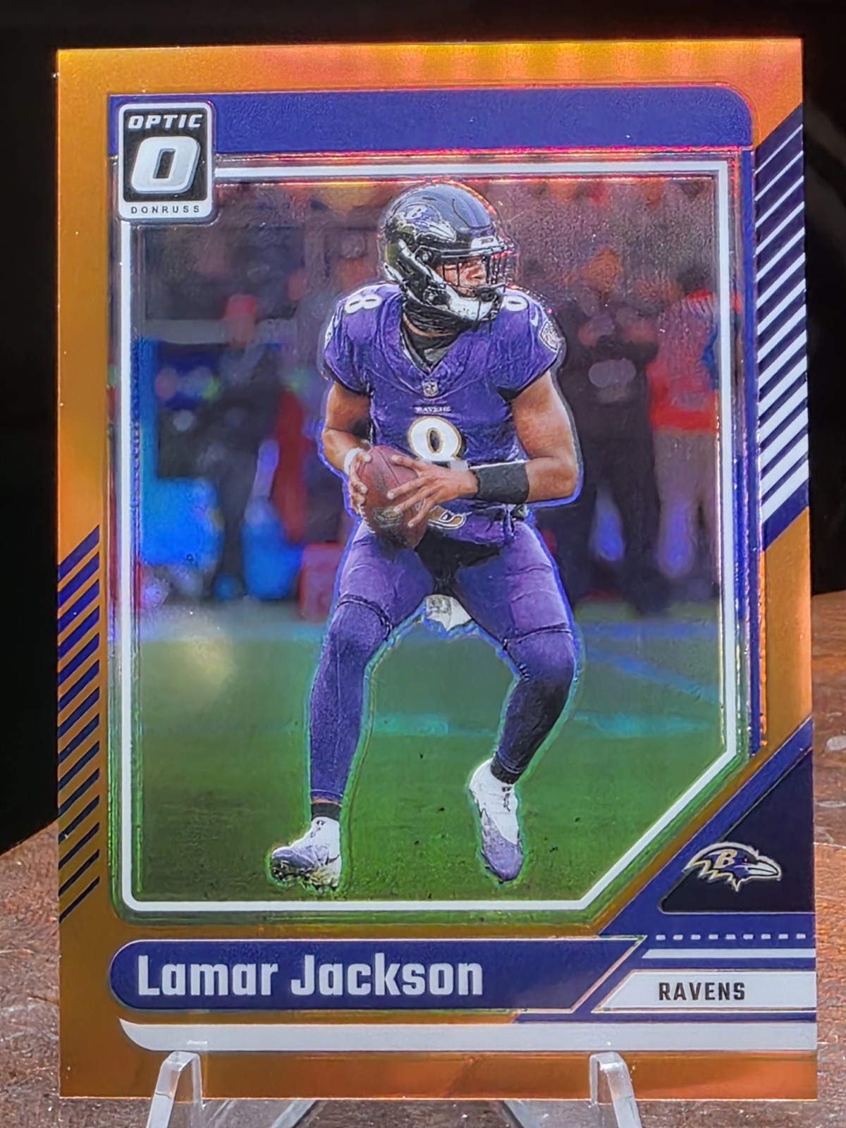 2024 Panini Donruss Optic - Lamar Jackson #13 Orange Prizm /249