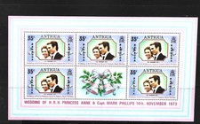 Barbuda 1973 Royal Wedding Mini Sheet MNH