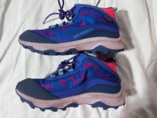 Merrell Moab Speed Mid Big Kid 'Blue Turquoise'n Size 2M