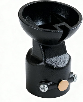 Sloped Ceiling Fan Adapter for Sloped & Vaulted Ceilings up to 45°, Black Ceilin