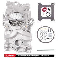 Sbc Intake Manifold 2701 1405 Carburetor For Small Block Chevy 305 350 400