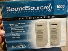 Sound Source Computer speaker system New Deadstock