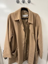 Max Mara Camel Hair Coat 100% Camel Made in Italy Size UK 10 Luxury Designer