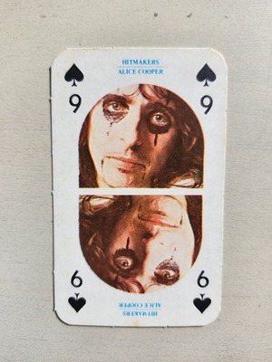 Alice Cooper RARE Vintage 1978 Swedish Hitmakers Monty Gum Card Rock Metal COOL!