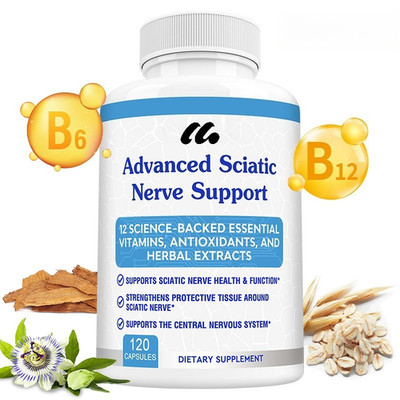 Sciatic Nerve Support Capsules, Balance The Sciatic Nerve and Brain Nerve Health