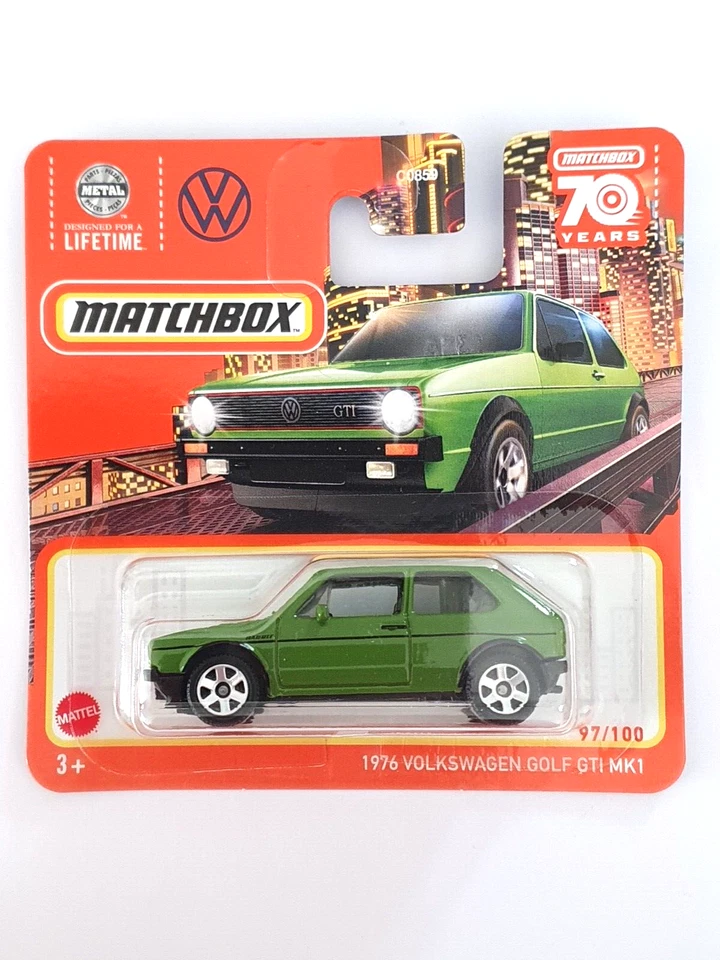 MINIATURE MATCHBOX 1/64 GOLF GTI MK1 1976