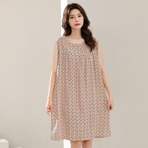 Women Oversize Sleeveless Sleep Vest Shirt Nightgown Nightshirt Dress Homewear - 第 35/42 張圖片