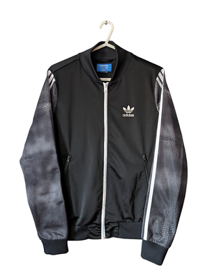 Adidas X Rita Ora Jacket Womens Size 12 Track Top Animal Print