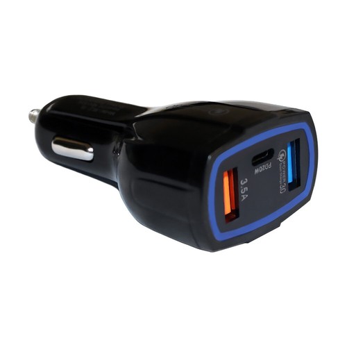 B2G1 Quick QC FAST Car Charger USB-A Type C For Motorola Moto G05/G15/ G75 / G15 - Picture 4 of 4