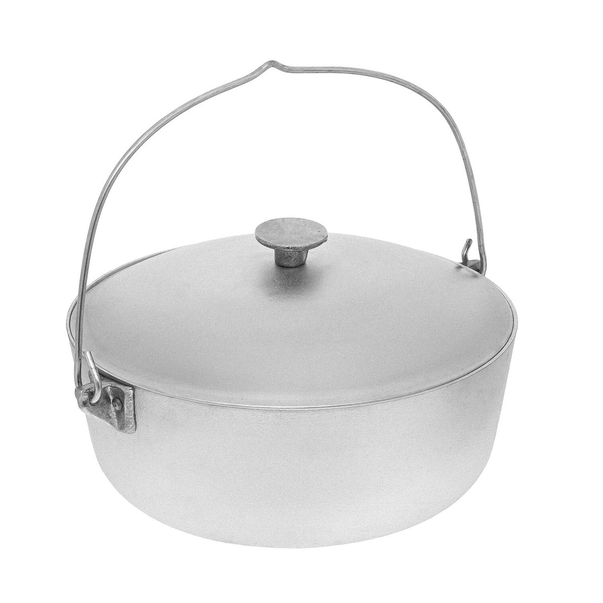 Marmite De Campement En Aluminium 4L - Faitout, Wok, Bouilloire Avec Couvercle - Fabriqué En Ukraine