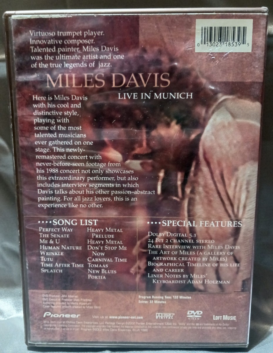 Miles Davis - Live in Munich - TWO DVD SET Special Edition 2002