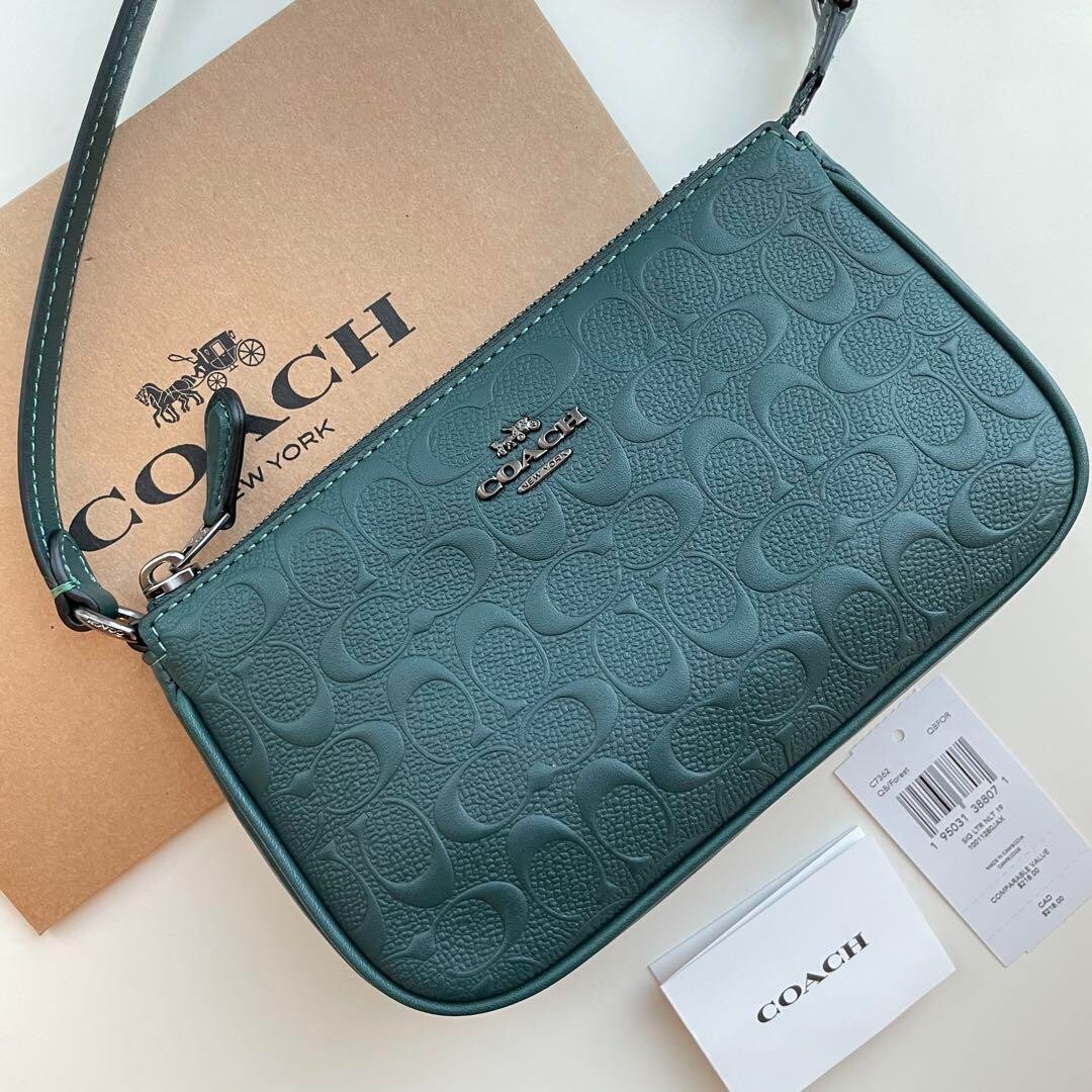 日本未入荷 Coach Nolita 19 Nwt Coach Nolita 19 In Blocked Signature Canvas CA444 | eBay
