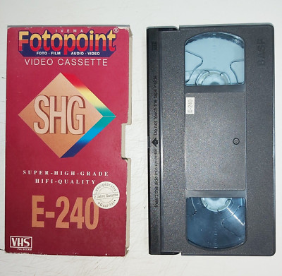 VHS, BASF- Videokassette, leere VHS Kassette E- 240