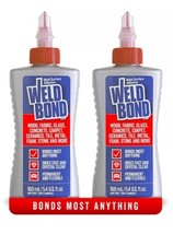 Weldbond Non-Toxic Multi-Surface Glue That Bonds Most Anything. 2 Pack